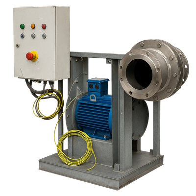 High-pressure centrifugal blower